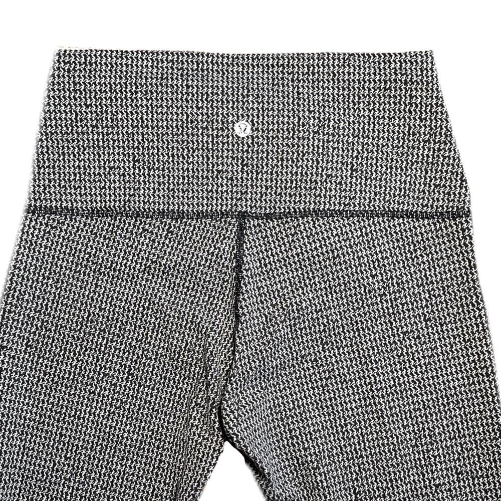 Lululemon Wunder Under High Rise Tiny Tooth Houndstooth Full Length Pant - Picture 4 of 10